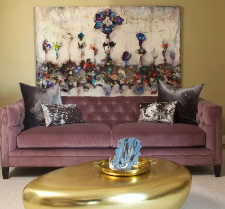Manhattan pied a terre interior designed by Beth Krupa Interiors
